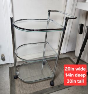 b236- Rolling Service cart