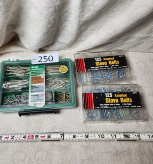 b250- assorted screws and bolts