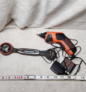 b253- black & decker drill, wrench