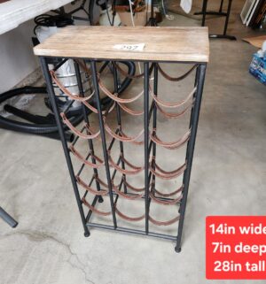 b297- unique wine rack