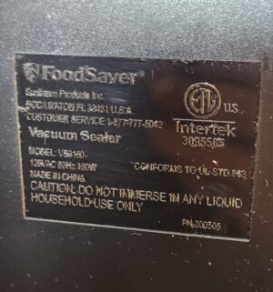 b303- Food saver Model VS3180 w/ bags - Image 3