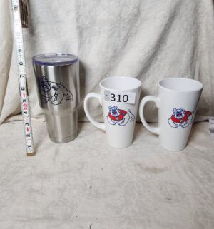 b310- fresno state mugs, thermos