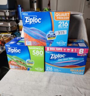 b315- ziploc bags