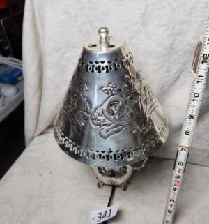 b341- silver-plated teapot lamp - Image 3