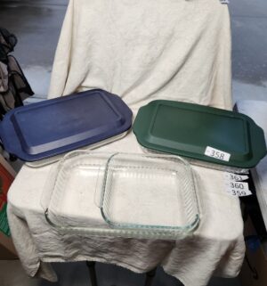 b358- pyrex dishes