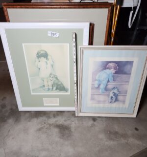 b395- 2 framed prints