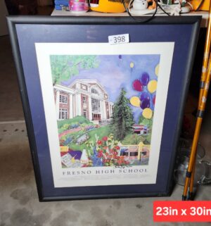 b398- Signed Bebe Long Fresno High School 36/100 signed