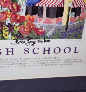 b398- Signed Bebe Long Fresno High School 36/100 signed - Image 3