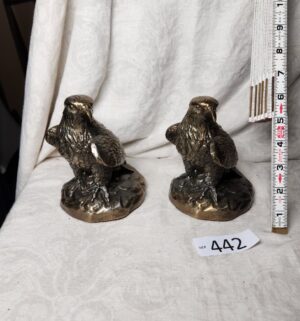 b442- Vintage American Eagle Bookends