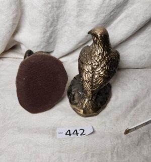 b442- Vintage American Eagle Bookends - Image 3