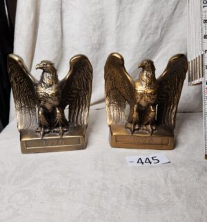 b445- PM Craftsman 1776 American Eagle Bookends