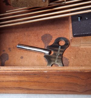 b454- Howard Miller Hadley Mantel Clock - Image 5