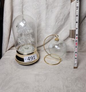 b491- ornament. Glass art