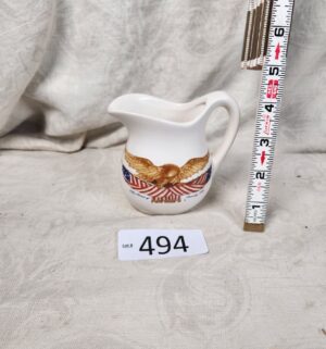 b494- McCoy Pottery Spirit of 76 Creamer