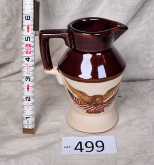 b499- McCoy Spirit of 76 Stoneware Pitcher