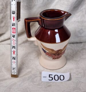 b500- McCoy Spirit of 76 Stoneware Pitcher