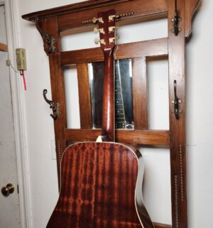 b514- Yamaha FD02 Acoustic Guitar w/ Leather case - Image 6