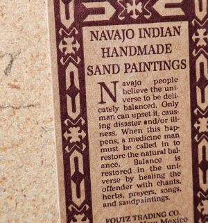 b517- Indian vase, sand art and plate - Image 3