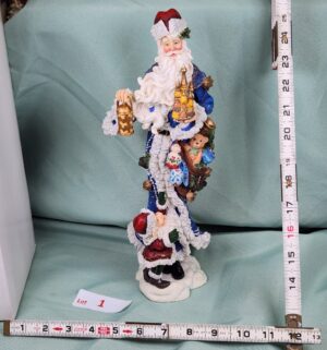 d1- Lenox Merry Grandfather Frost Pencil Santa figurine