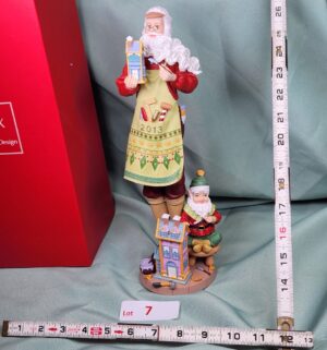 d7- Lenox Santas Finishing Touches 2013 Pencil Santa