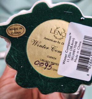 d8- Lenox Winter Companion Pencil Snowman Legacy Edition - Image 3