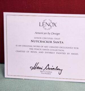 d9- Lenox The Nutcracker Santa figurine - Image 4