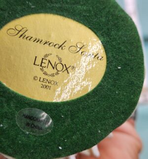 d13- Lenox 2001 Shamrock Santa - Image 3