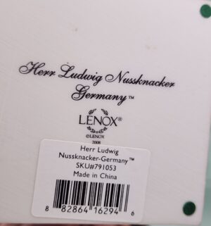 d18- Lenox Herr Ludwig Nutcracker - Image 5