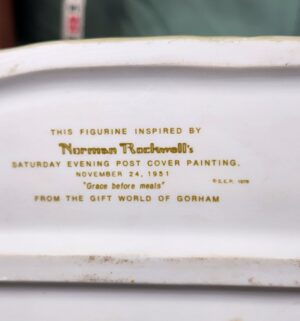 d30- Norman Rockwell Grace Before Meals by Gorham - Image 3