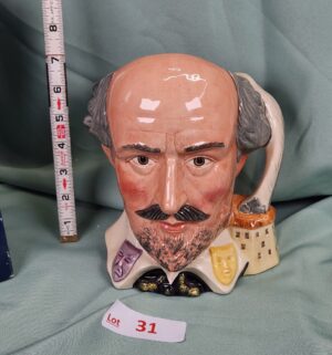 d31- Royal Doulton William Shakespeare large character jug (D6689