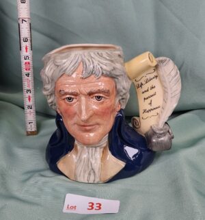 d33- Thomas Jefferson D6943 Royal Doulton - Image 1