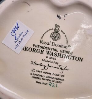 d34- George Washington D6965 Royal Doulton - Image 3
