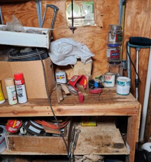 c5- misc items on shelves, floor in shed, buyers choice on what to take - Image 3