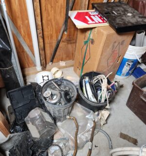 c5- misc items on shelves, floor in shed, buyers choice on what to take - Image 4