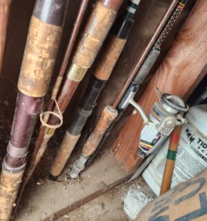 c12- vintage fishing poles - Image 3