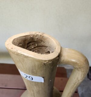 c29- vintage oinochoe, greek wine jug. Damaged & repaired - Image 3