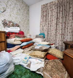 c38- HUGE collection bedding for queen/full. Pillows. Table linen and more - Image 4