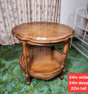 c40- mid century roudn occasional table - Image 1
