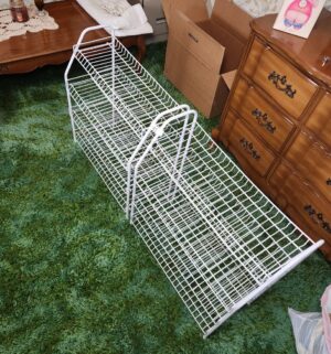 c41- wire shelf racks used for shoes - Image 2