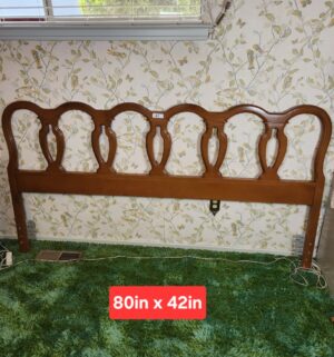 c44- vintage cal king/king bassett headboard - Image 1