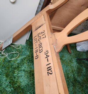 c44- vintage cal king/king bassett headboard - Image 3