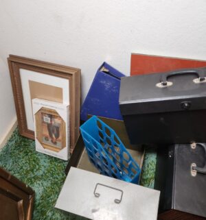 c52- misc household items, art, file boxes - Image 2