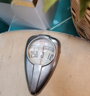 c68- retro scale, fake plants - Image 2