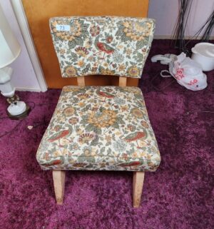 c73- antique rocker stool - Image 1