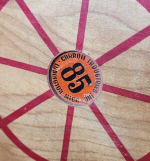 c93- vintage carrom board. No sticks - Image 2