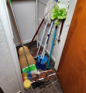 c108- cleaning supply closet