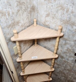 c112- vintage corner shelf unit - Image 3