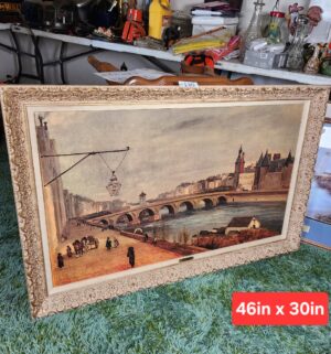 c130- pont au change by JBC corot print - Image 1