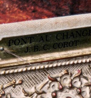 c130- pont au change by JBC corot print - Image 2