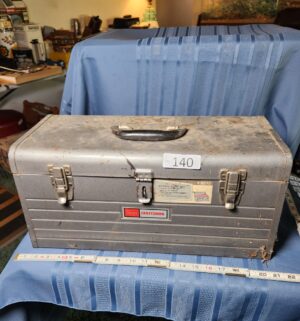 c140- craftsman tool box with tools - Image 1